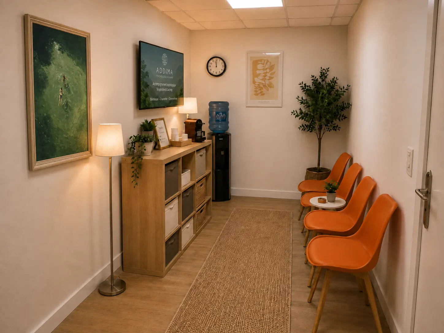 Sala de espera de la consulta ADDIMA Resiliencia
